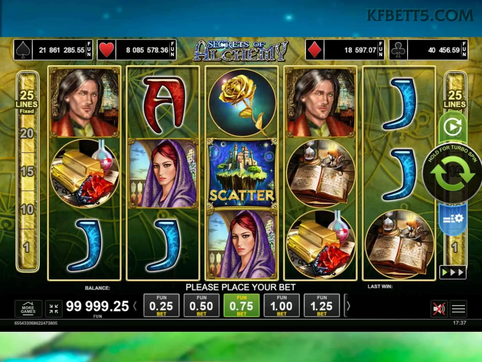 Slots online da kfbet com jackpots progressivos